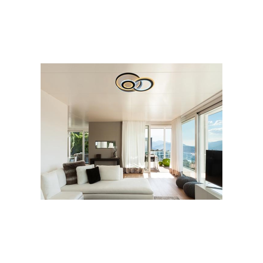 LED Stmievateľné stropné svietidlo LED/95W/230V 3000-6500K + diaľkové ovládanie