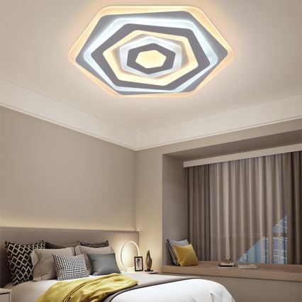 LED Stmievateľné stropné svietidlo LED/95W/230V 3000-6500K + diaľkové ovládanie