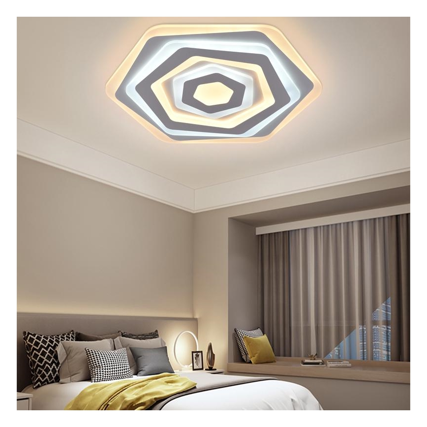 LED Stmievateľné stropné svietidlo LED/95W/230V 3000-6500K + diaľkové ovládanie
