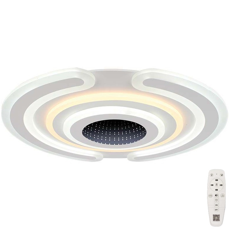 LED Stmievateľné stropné svietidlo LED/95W/230V 3000-6500K pr. 52 cm + diaľkové ovládanie