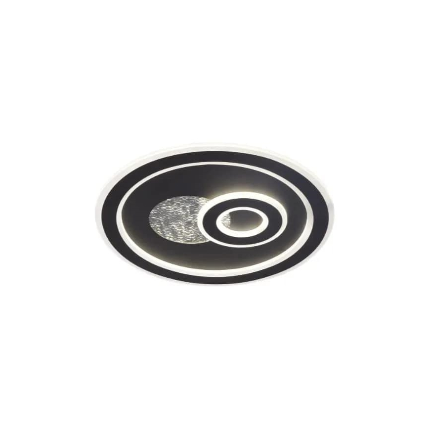 LED Stmievateľné stropné svietidlo LED/95W/230V 3000-6500K čierna + diaľkové ovládanie