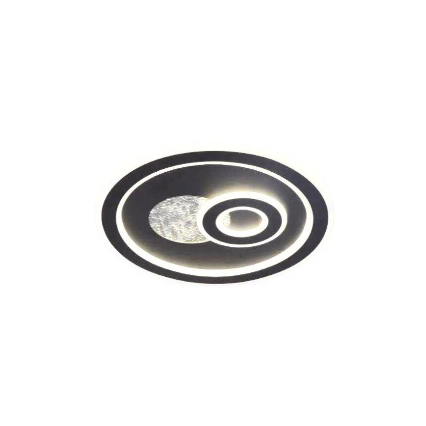 LED Stmievateľné stropné svietidlo LED/95W/230V 3000-6500K čierna + diaľkové ovládanie