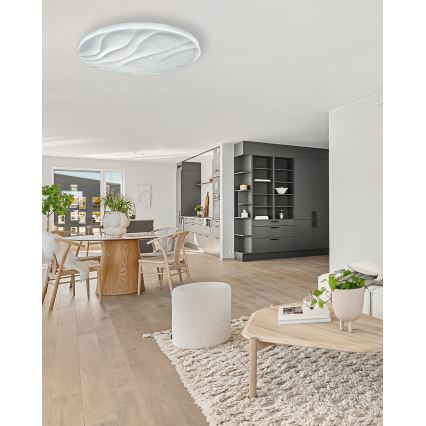 LED Stmievateľné stropné svietidlo LIKA LED/60W/230V 2700-6500K pr. 58 cm + diaľkové ovládanie