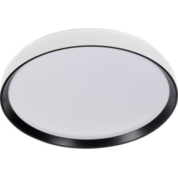 LED stmievateľné stropné svietidlo LIXAN LED/65W/230V 3000-6500K priemer 48,6 cm biela/čierna + diaľkové ovládanie