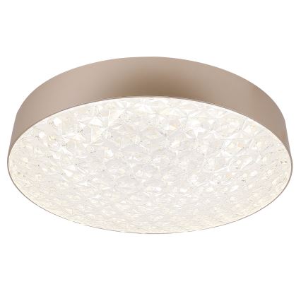 LED Stmievateľné stropné svietidlo LUXON LED/60W/230V 2800-6500K béžová + diaľkové ovládanie