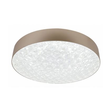 LED Stmievateľné stropné svietidlo LUXON LED/60W/230V 2800-6500K béžová + diaľkové ovládanie