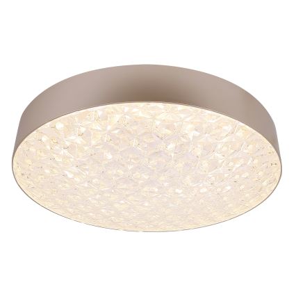 LED Stmievateľné stropné svietidlo LUXON LED/60W/230V 2800-6500K béžová + diaľkové ovládanie