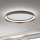 LED Stmievateľné stropné svietidlo MANTA LED/38W/230V 2700/3000/4000K pr. 45 cm hnedá