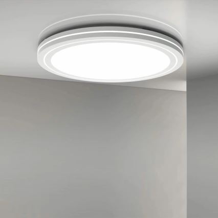 LED Stmievateľné kúpeľňové stropné svietidlo MARIAN LED/72W/230V pr. 48 cm 3000-6000K IP44 + diaľkové ovládanie
