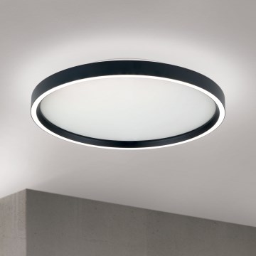 LED Stmievateľné stropné svietidlo MASCA LED/36W/230V 2700/3350/4000K pr. 40 cm čierna