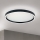 LED Stmievateľné stropné svietidlo MASCA LED/36W/230V 2700/3350/4000K pr. 40 cm čierna