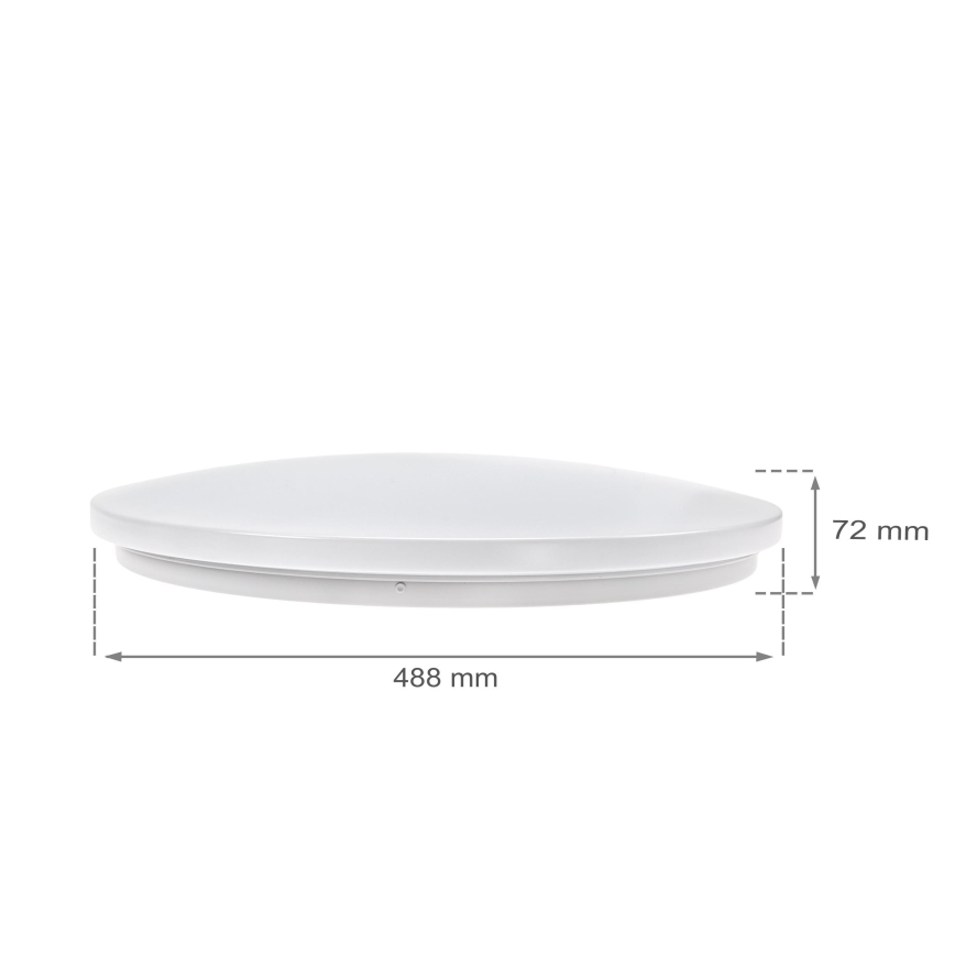LED Stmievateľné stropné svietidlo NYMPHEA LED/36W/230V 2700-6500K Wi-Fi Tuya