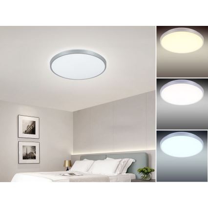 LED Stmievateľné stropné svietidlo OPAL LED/24W/230V + diaľkové ovládanie