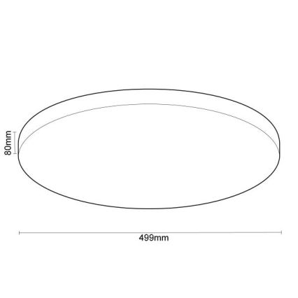 LED Stmievateľné stropné svietidlo OPAL LED/48W/230V 2700-6500K Wi-Fi Tuya biela + diaľkové ovládanie