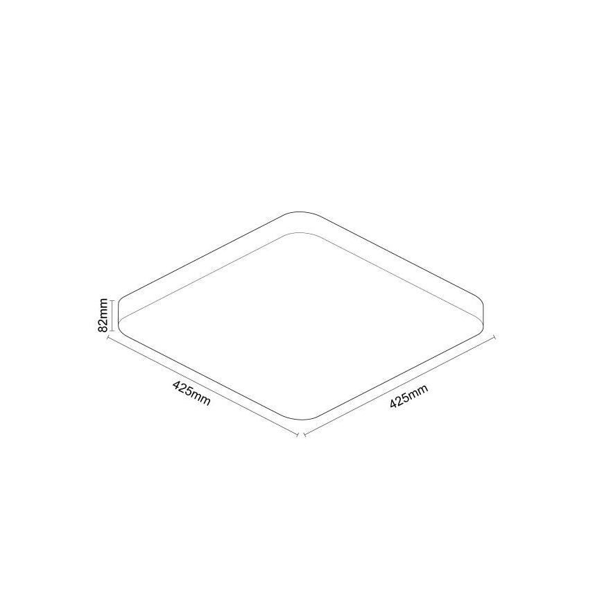 LED Stmievateľné stropné svietidlo OPAL LED/48W/230V 2700-6500K Wi-Fi Tuya biela + diaľkové ovládanie