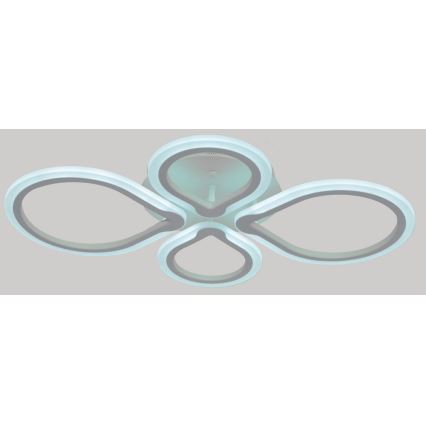 Stmievateľné LED stropné svietidlo TRIESTE LED/52W/230V + diaľkové ovládanie