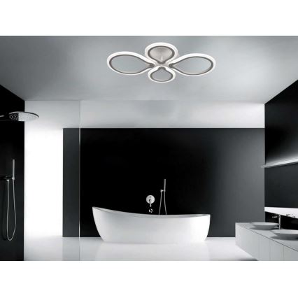 Stmievateľné LED stropné svietidlo TRIESTE LED/52W/230V + diaľkové ovládanie