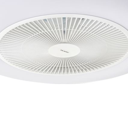 LED Stmievateľné stropné svietidlo s ventilátorom ARIA LED/38W/230V 3000-6000K biela + diaľkové ovládanie