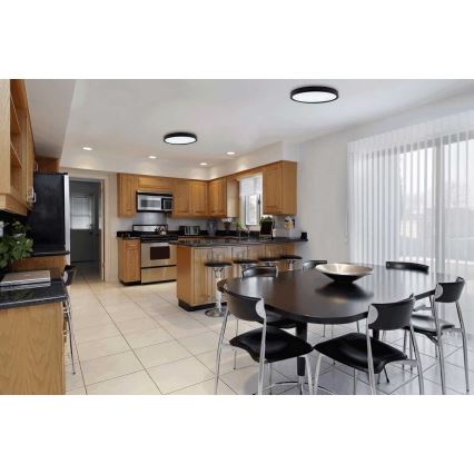 LED Stmievateľné stropné svietidlo SAMER LED/40W/230V 2900-6000K + diaľkové ovládanie