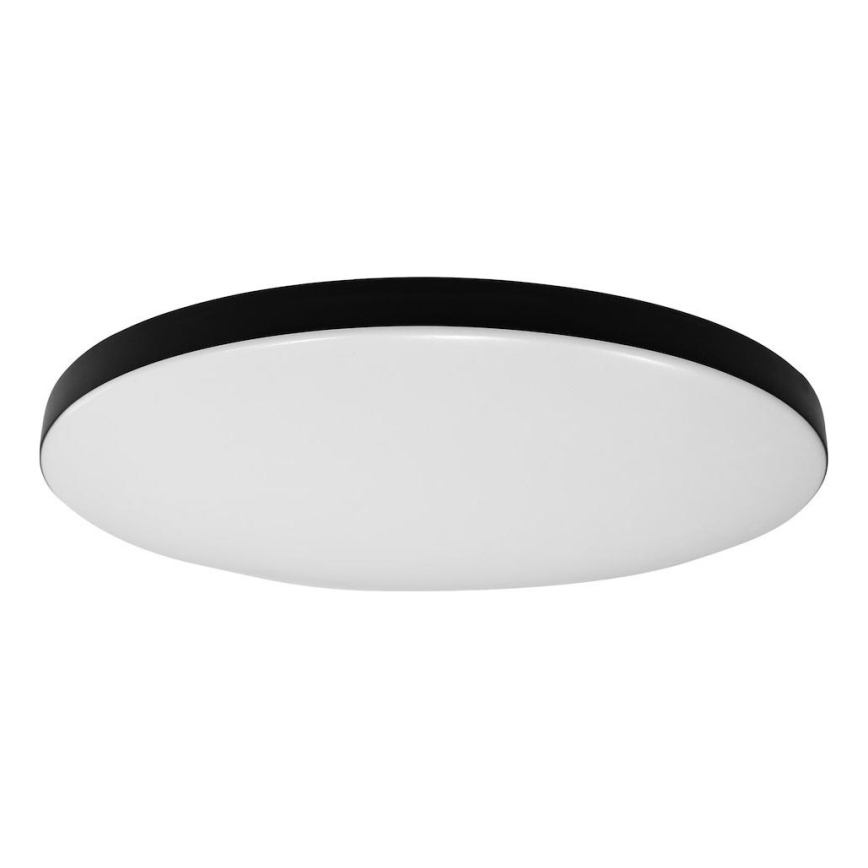 LED Stmievateľné stropné svietidlo SIENA LED/80W/230V 3000-6000K pr. 75 cm čierna + diaľkové ovládanie