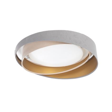 LED stmievateľné stropné svietidlo SMART GALAXY MODERN LED/24W/230V 3000-6500K priemer 55 cm sivá/béžová/zlatá + diaľkové ovládanie