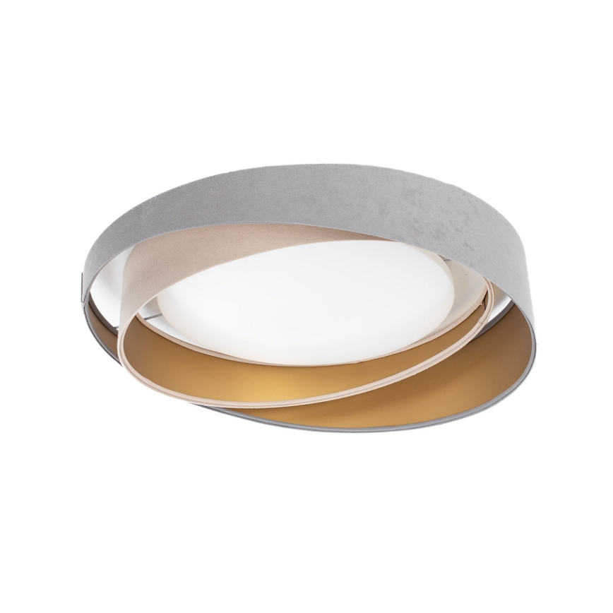 LED stmievateľné stropné svietidlo SMART GALAXY MODERN LED/24W/230V 3000-6500K priemer 55 cm sivá/béžová/zlatá + diaľkové ovládanie