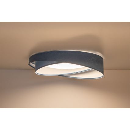 LED Stmievateľné stropné svietidlo SMART GALAXY MODERN LED/24W/230V 3000-6500K pr. 55 cm modrá + diaľkové ovládanie