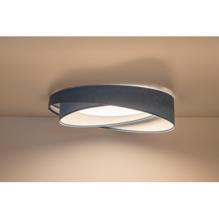 LED Stmievateľné stropné svietidlo SMART GALAXY MODERN LED/24W/230V 3000-6500K pr. 55 cm modrá + diaľkové ovládanie