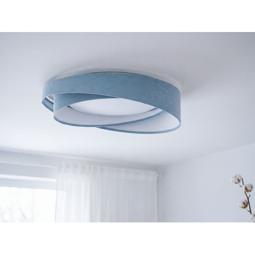 LED Stmievateľné stropné svietidlo SMART GALAXY MODERN LED/24W/230V 3000-6500K pr. 55 cm modrá + diaľkové ovládanie