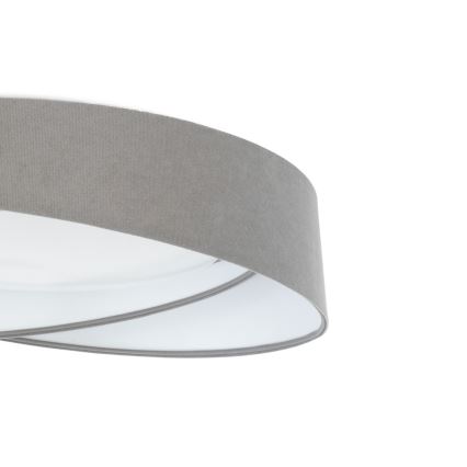 LED stmievateľné stropné svietidlo SMART GALAXY MODERN LED/24W/230V 3000–6500K priemer 55 cm sivá/biela + diaľkové ovládanie