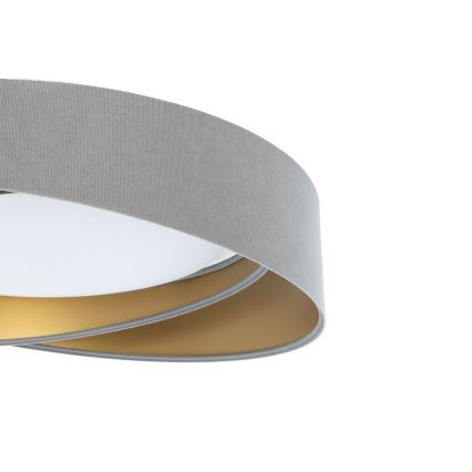 LED stmievateľné stropné svietidlo SMART GALAXY MODERN LED/24W/230V 3000-6500K priemer 55 cm sivá/zlatá + diaľkové ovládanie