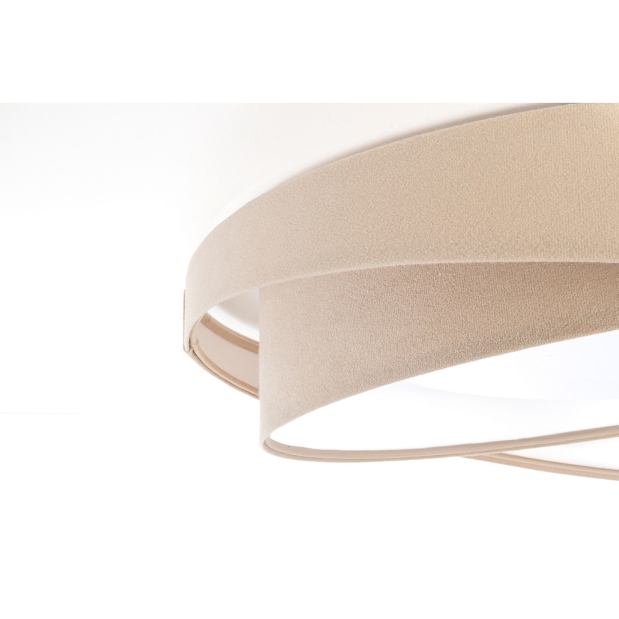LED stmievateľné stropné svietidlo SMART GALAXY MODERN LED/24W/230V 3000-6500K pr. 55 cm béžová/biela + diaľkové ovládanie