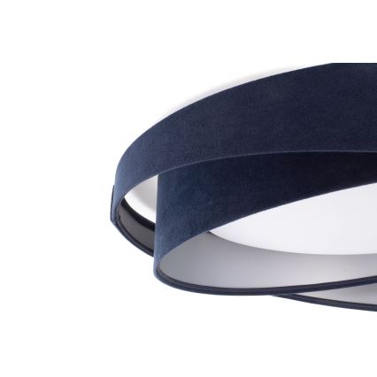 LED stmievateľné stropné svietidlo SMART GALAXY MODERN LED/24W/230V 3000-6500K pr. 55 cm modré/strieborné + diaľkové ovládanie