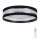 LED Stmievateľné stropné svietidlo SMART CORAL LED/24W/230V čierna/strieborná + diaľkové ovládanie