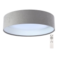 LED Stmievateľné stropné svietidlo SMART GALAXY LED/24W/230V pr. 44 cm šedá/bílá 3000-6500K + diaľkové ovládanie