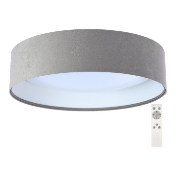 LED Stmievateľné stropné svietidlo SMART GALAXY LED/24W/230V pr. 44 cm šedá/bílá 3000-6500K + diaľkové ovládanie