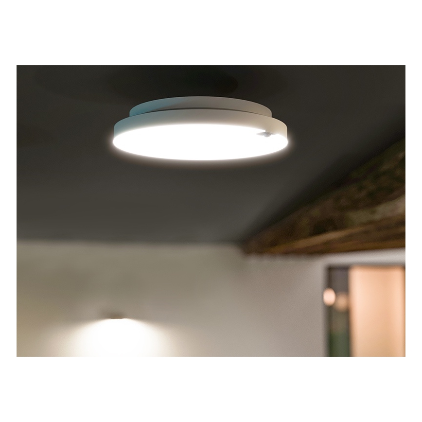 LED stmievateľné stropné svietidlo s pohybovým a súmrakovým senzorom LED/6/12/18W/230V pr. 23 cm