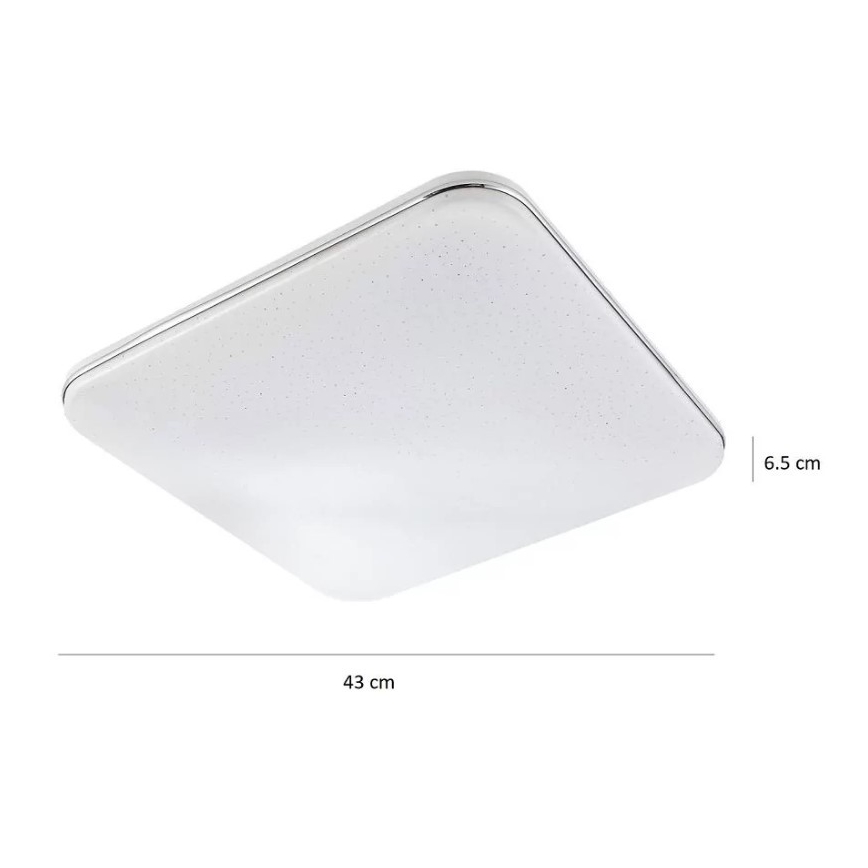 LED Stmievateľné stropné svietidlo SYRIUS na diaľkové ovládanie LED/72W/230V