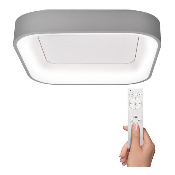 LED Stmievateľné stropné svietidlo TREVISO LED/48W/230V + diaľkové ovládanie