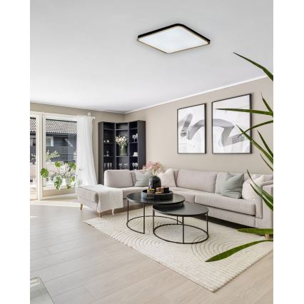 LED Stmievateľné stropné svietidlo UNA LED/60W/230V 2700-6500K 50x50 cm + diaľkové ovládanie