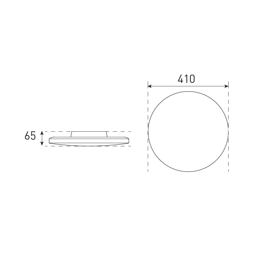 LED Stmievaťelné stropné svietidlo do kúpeľne VARIO NOVA LED/22/32W/230V 3000/4000/5700K pr. 41 cm IP44 biela
