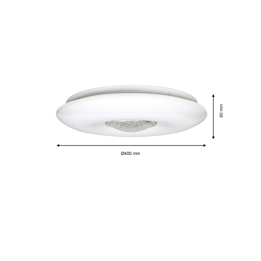 LED Stmievateľné stropné svietidlo VELA LED/24W/230V + diaľkové ovládanie