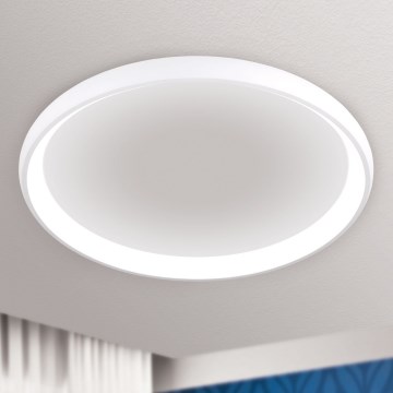 LED Stmievateľné stropné svietidlo VENUS LED/85W/230V pr. 81 cm biela