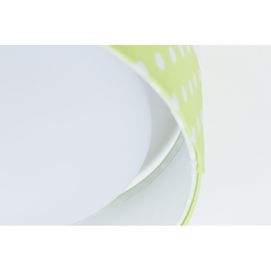 LED Stmievateľné detské stropné svietidlo SMART GALAXY KIDS LED/24W/230V 3000-6500K bodky zelená/biela + diaľkové ovládanie