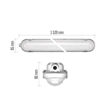 LED Stmievateľné technické svietidlo MISTY LED/29/37/45/51W/230V 4000K IP66