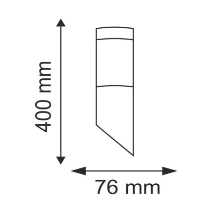 LED stlmiteľné vonkajšie nástenné svietidlo LIVIA 1xE27/6W/230V 2700–6500K Wi-Fi IP44 strieborné