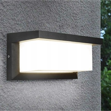 LED stmievateľné vonkajšie nástenné svietidlo NEELY 1xE27/6W/230V 2700-6500K IP54 antracit