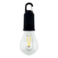 LED Stmievateľné vonkajšie závesné nabíjacie svietidlo LED/3W/5V 400 mAh IP44