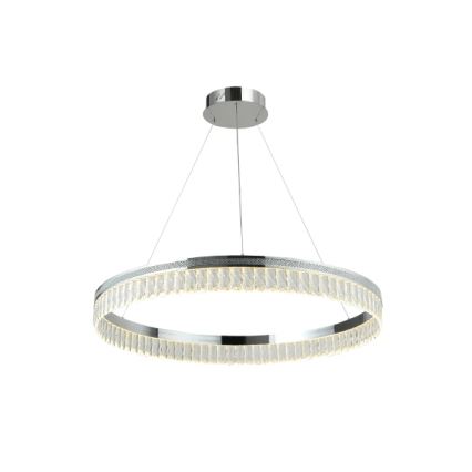 LED stmievateľný krištáľový luster na lanku THALIA LED/55W/230V 3000-6000K priemer 80 cm + diaľkové ovládanie