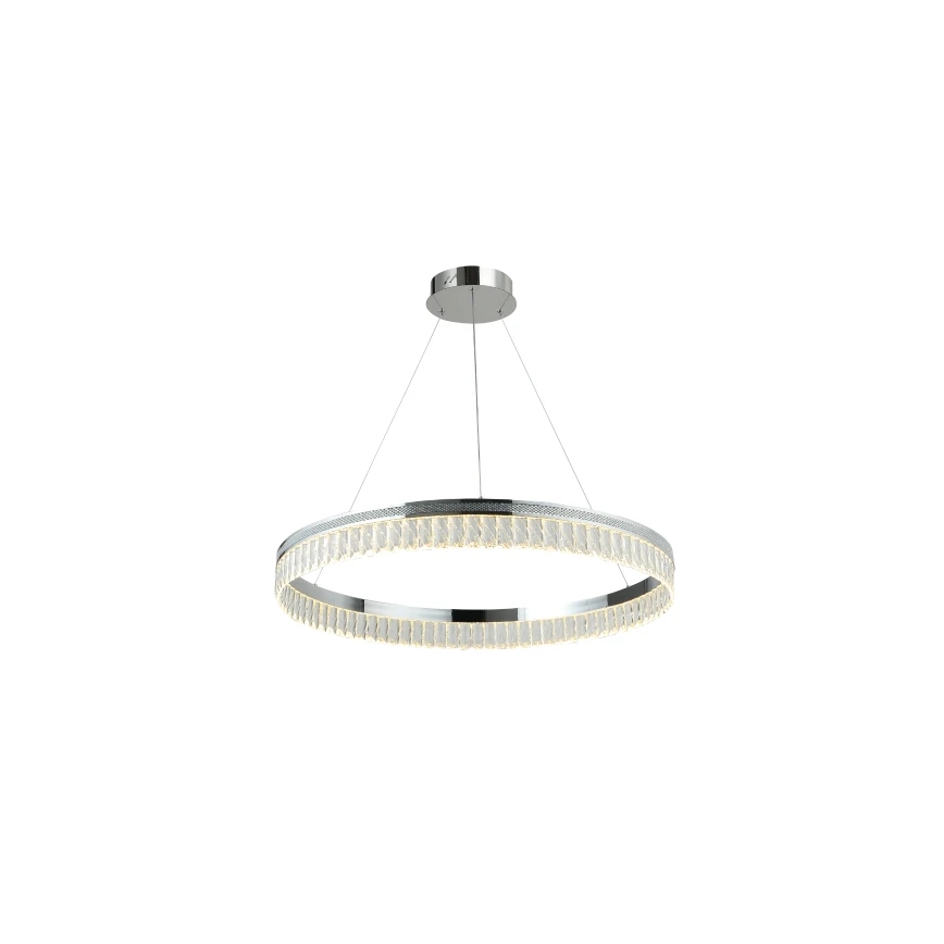 LED stmievateľný krištáľový luster na lanku THALIA LED/55W/230V 3000-6000K priemer 80 cm + diaľkové ovládanie